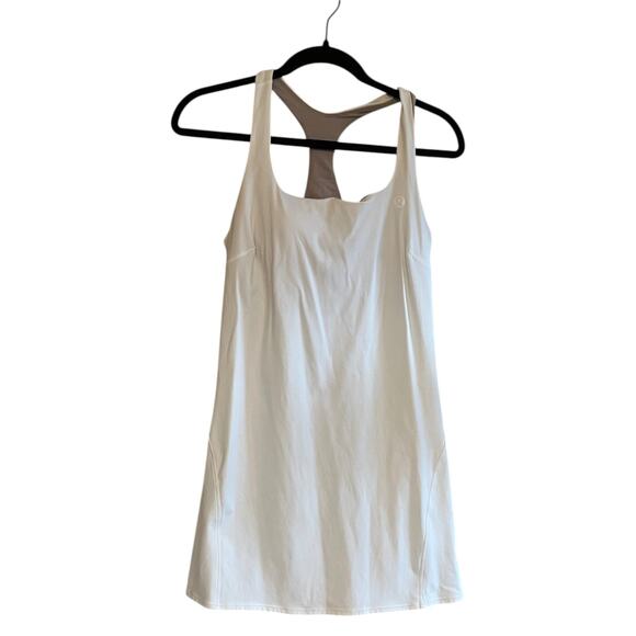 Lululemon Racerback Lightweight Tennis Tank Dress White Size 8 - Picture 2 of 8